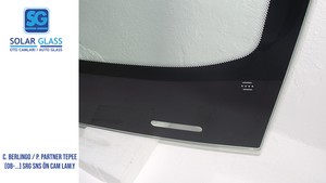  PEUGEOT PARTNER TEPE./CITROEN BERL. 08- LAMİNE ÖN CAM ADE. SRG. SNS. YEŞİL