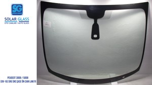  PEUGEOT 3008 / 5008  09-16 LAMİNE ÖN CAM SNS. SRG. ŞASE YEŞİL