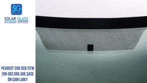  PEUGEOT 206 SD/SW 98-06 LAMİNE ÖN CAM ŞASE ADE. SRG. YEŞİL