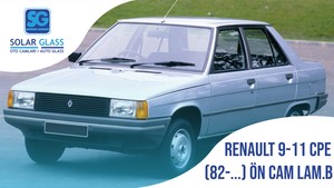RENAULT 9-11 CPE 82- LAMİNE ÖN CAM BEYAZ