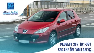 PEUGEOT 307 01-08 LAMİNE ÖN CAM SRG. SNS. YEŞİL
