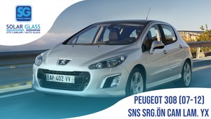 PEUGEOT 308 07-12 LAMİNE ÖN CAM SNS. SRG. YEŞİL