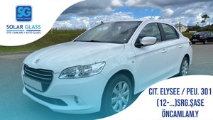 PEUGEOT 301 / CIT.ELYSEE 12- LAMİNE ÖN CAM ŞASE ADE. SRG. YEŞİL