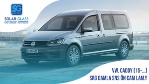 VW CADDY 15- LAMİNE ÖN CAM DAMLA SNS. ŞASE YEŞİL