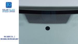  VW CADDY 15- LAMİNE ÖN CAM DAMLA SNS. ŞASE YEŞİL