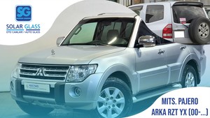 MITSUBISHI PAJERO 00- TEMPER ARKA CAM RZT. YEŞİL