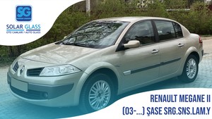 RENAULT MEGANE II 03- LAMİNE ÖN CAM ŞASE SRG. SNS. YEŞİL