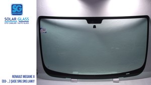  RENAULT MEGANE II 03- LAMİNE ÖN CAM ŞASE SRG. SNS. YEŞİL