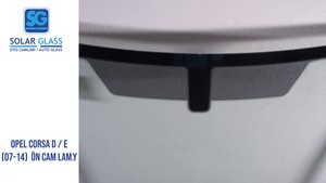  OPEL CORSA D 06- LAMİNE ÖN CAM SRG. ADE. ŞASE YEŞİL