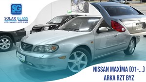 NISSAN MAXİMA 01- TEMPER ARKA CAM RZT. BEYAZ