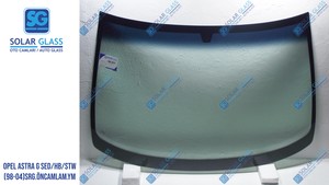  OPEL ASTRA G SDN./HB/SW/ 98-04 LAMİNE ÖN CAM SRG. ADE. YEŞİL MAVİ