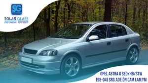 OPEL ASTRA G SDN./HB/SW/ 98-04 LAMİNE ÖN CAM SRG. ADE. YEŞİL MAVİ