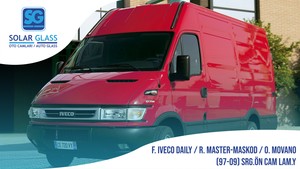 RENAULT MASTER-MASK. 97-09 LAMİNE ÖN CAM SRG. YEŞİL