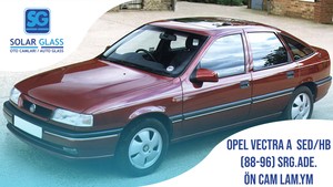 OPEL VECTRA A 88-96 LAMİNE ÖN CAM SRG. ADE. YEŞİL MAVİ