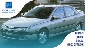 RENAULT LAGUNA I 00-02 LAMİNE ÖN CAM ADE. SRG. YEŞİL MAVİ