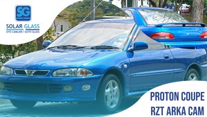 PROTON COUPE TEMPER ARKA CAM RZT. YEŞİL