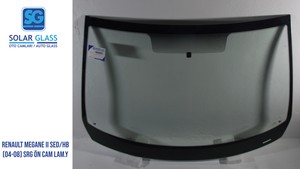  RENAULT MEGANE II 03- LAMİNE ÖN CAM SRG. ŞASE ADE. YEŞİL