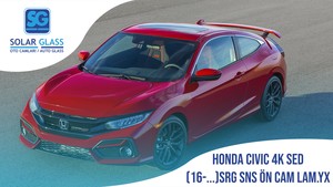 HONDA CIVIC SDN. 4K 16- LAMİNE ÖN CAM ŞASE SRG.SNS. YEŞİL