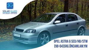 OPEL ASTRA G SD/HB/SW/ 98-04 LAMİNE ÖN CAM SRG. ADE. YEŞİL MAVİ