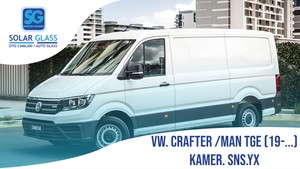 VW CRAFTER/ MAN TGE 19- LAMİNE ÖN CAM KAMERA SNS. YEŞİL